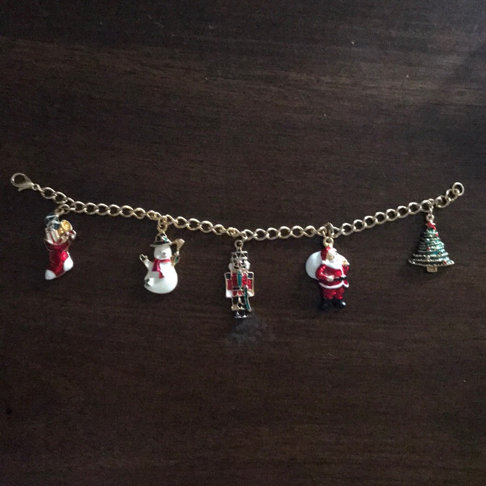 Christmas charm bracelet